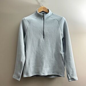 Title: Lululemon Engineered Warmth 1/2 Zip - Grey Waffle Knit - Size S